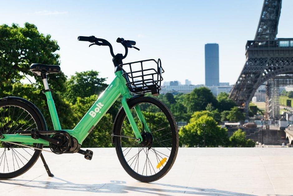 Bolt will make 500 e-bikes available for its initial launch in Paris. - Photo Bolt 
