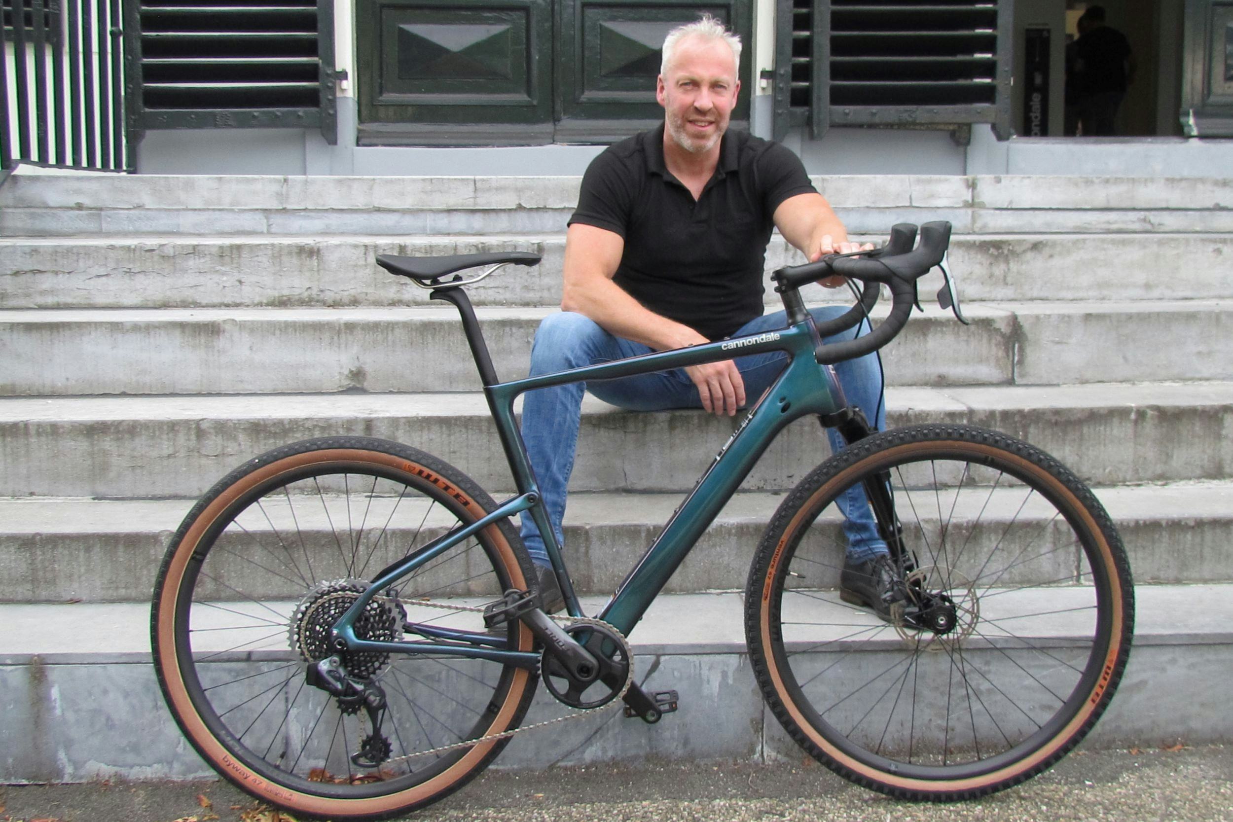  Eugene Fierkens is a man on a mission at CSG Europe. – Photo Bike Europe