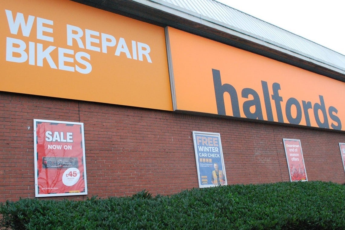 Halfords UK reports a transformation of its business with booming bicycle sales. – Photo Richard Peace 