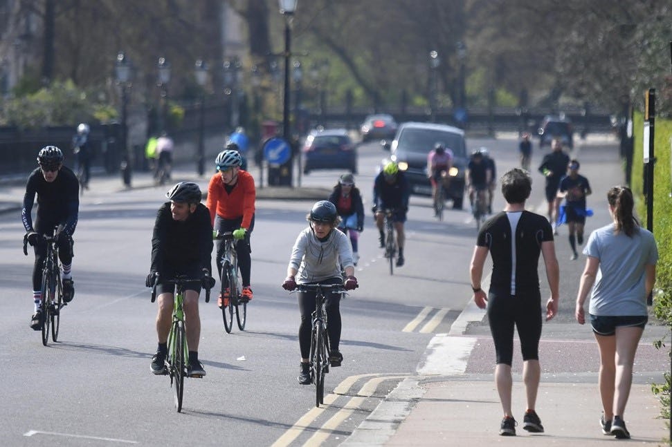 Avid cyclist, Boris Johnson, has launched the UK’s cycling and walking plan to help get people fitter. – Photo EPA 