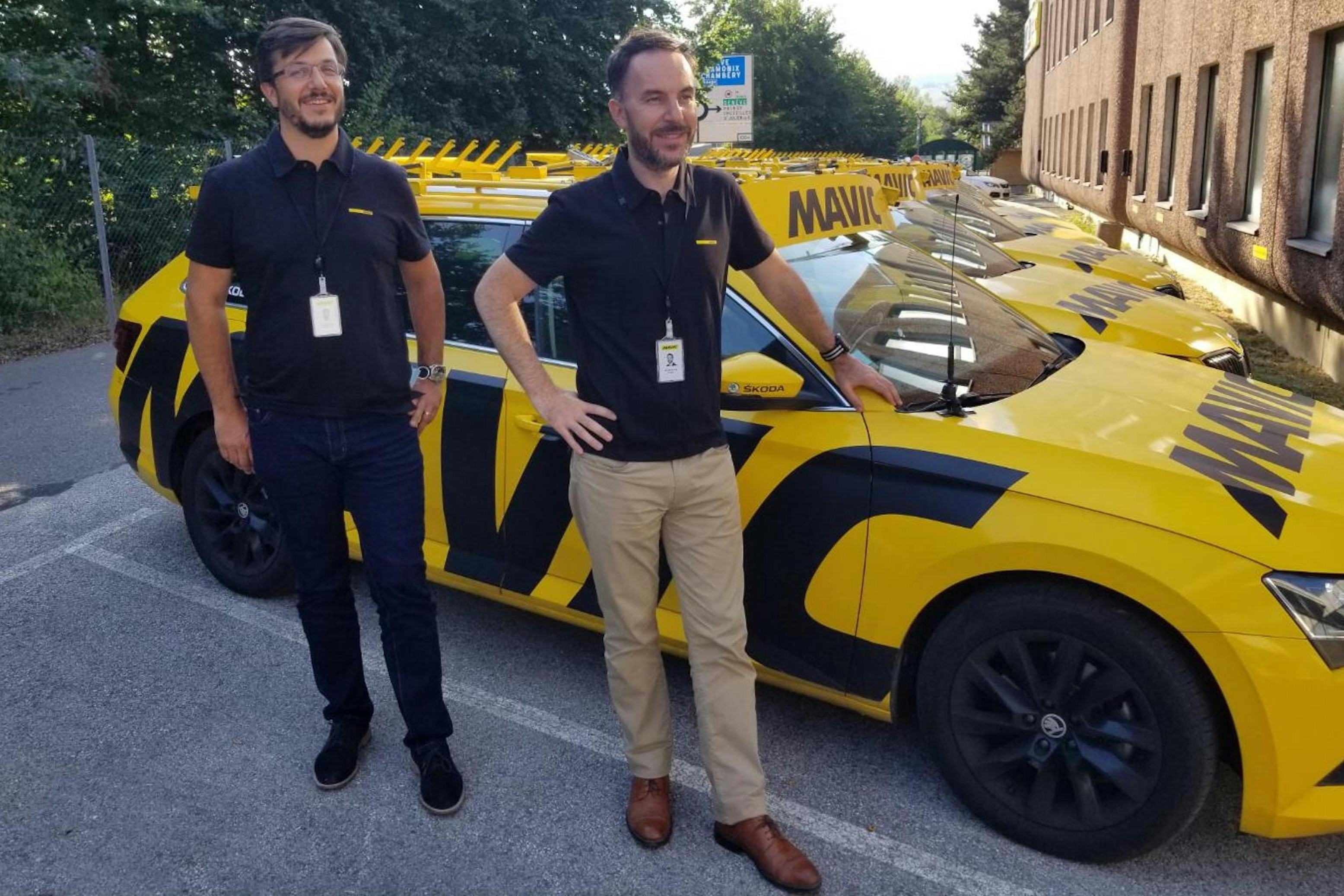 “We decided to continue our partnership with the Tour de France in 2020. Afterwards we will discuss what this event still brings us in terms of brand awareness,” explained Yoann Bourrelier (r.) the new co-chairman of Mavic SAS together with his brother Jean-Michel (l.) - Photo Michel de Chavanon
