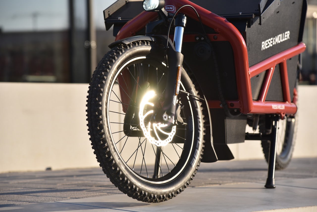 The TRP C2.3 has been designed specifically for cargo bikes in collaboration with Riese & Müller. – Photo TRP E-bike Solutions 