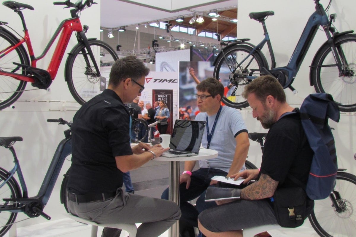 ęéę¼éå¾ēµåę¶č²»č
čåå±ę¦åæµēęåē¶é©ļ¼Eurobikeä¹å°éę¾ęęę°ē¾åčćē
§ēä¾ęŗļ¼Bike Europe