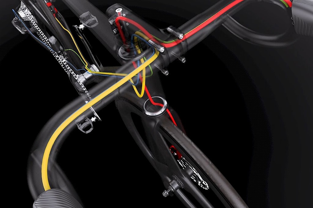 Road bike internal cable routing new arrivals