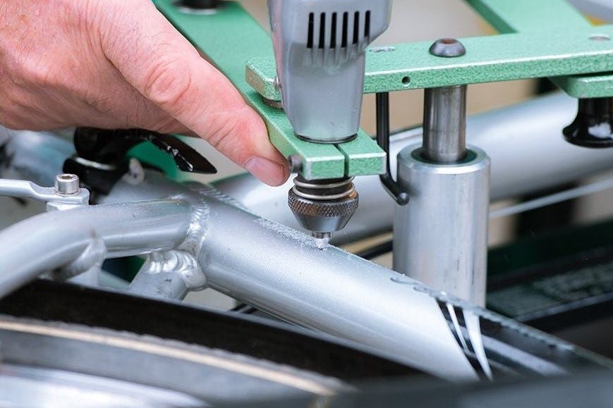 From January 1st all new bikes sold in France must be marked and registered in a national file. This measure will be extended to second-hand bikes on July 1st. - Photo Michel de Chavanon