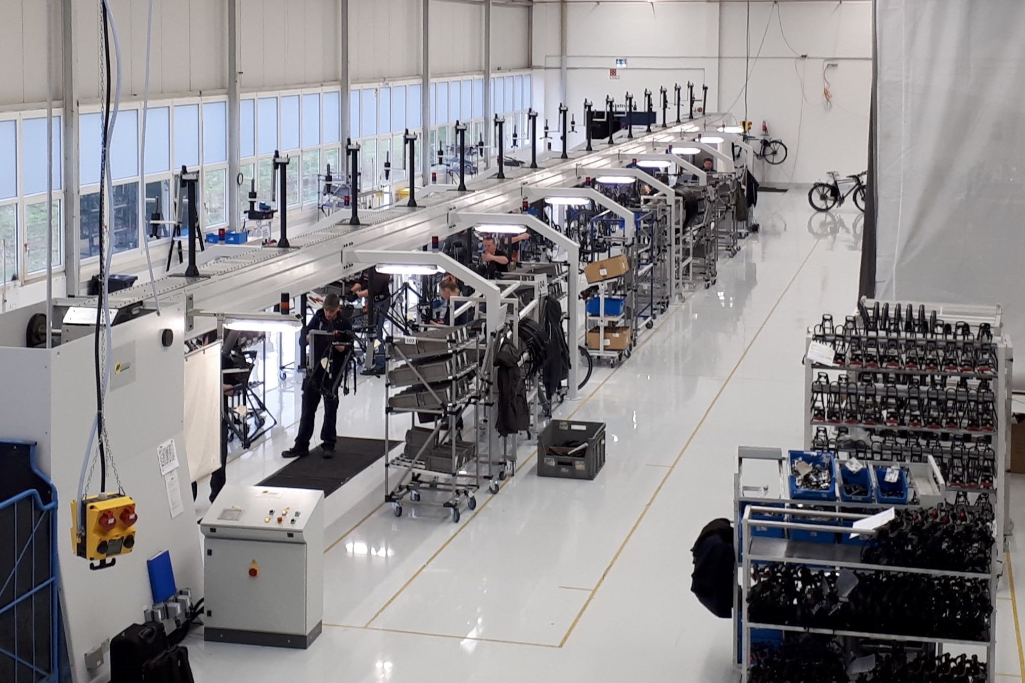 他們大力推廣Airline在電動自行車最終組裝所帶來的龐大效益。照片來源／Holland Mechanics
