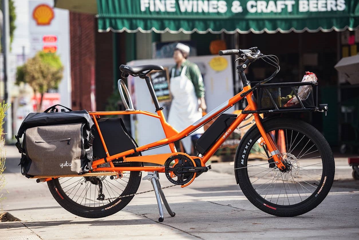 Yuba's new e-cargo bike, the Kombi E5, will be available in Europe from April. - Photo Yuba Bicycles 