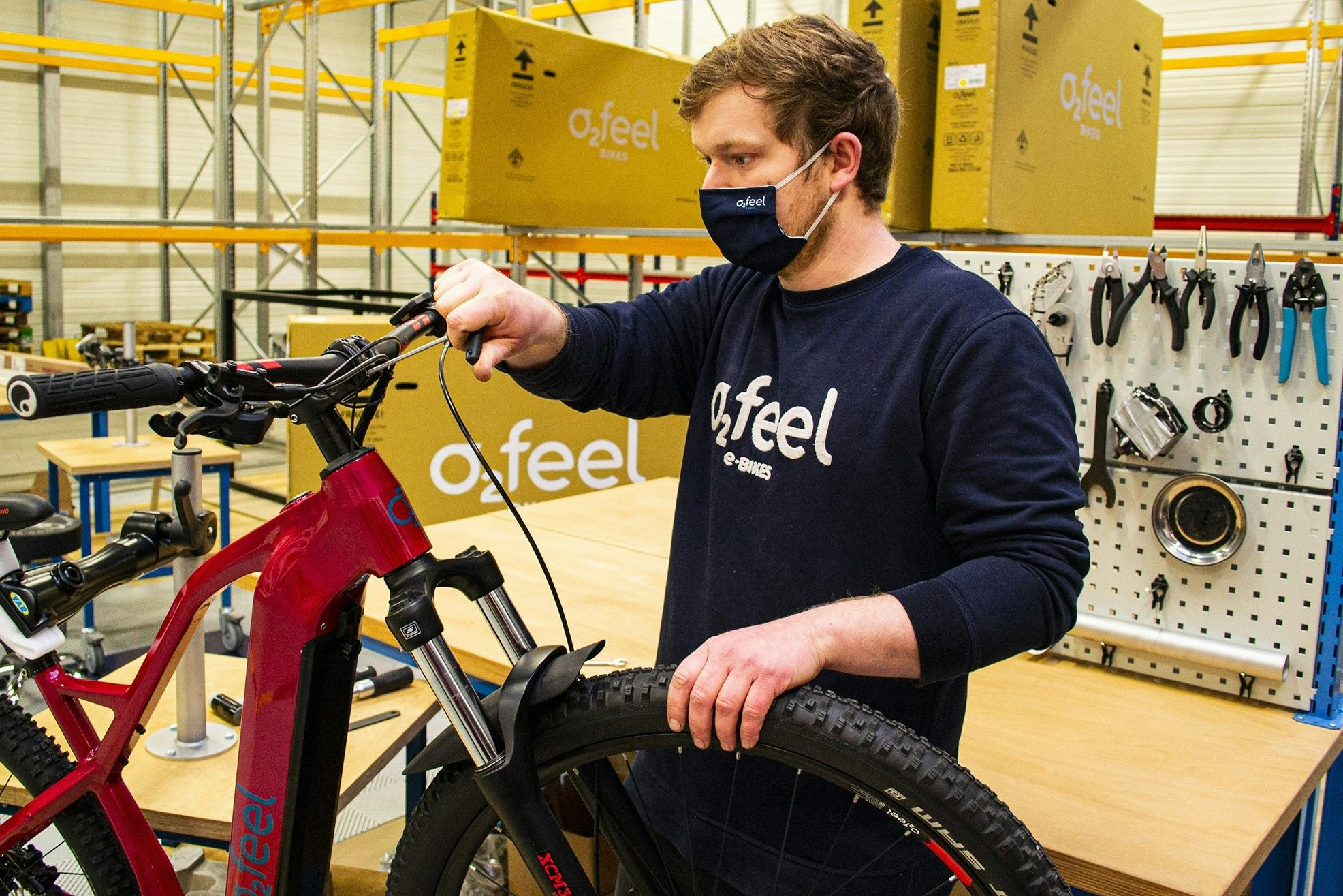 O2Feel sold 25,000 units in 2020 and is now targeting 36,000 e-bikes for this year. The company will inaugurate its first assembly line at the end of year. - Photo Michel de Chavanon