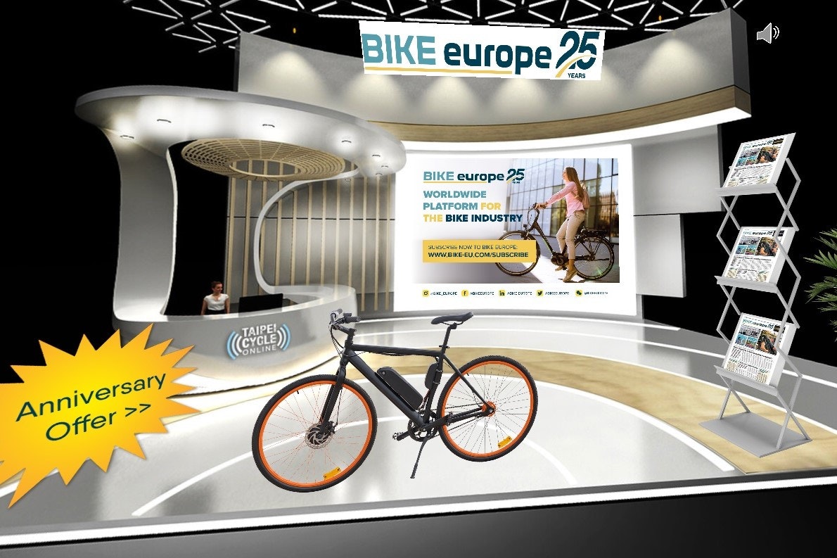 Meet Bike Europe online at Taipei Cycle this month