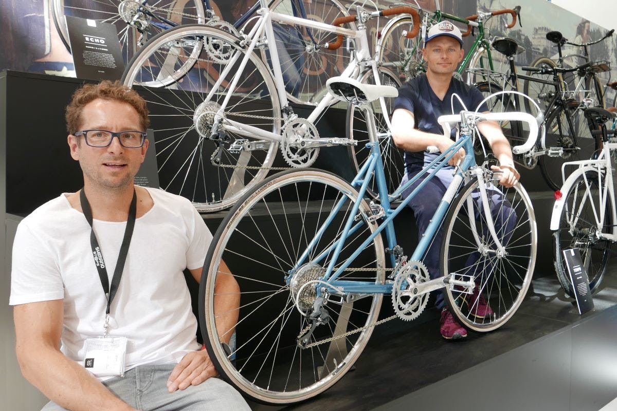 “With the support of our new investor we can expand our international business,” say 7Anna founder and CEO Szymon Kobylinski (l.) and Creme Cycles co-founder brand manager Maciej Kempa. – Photo Jo Beckendorff 