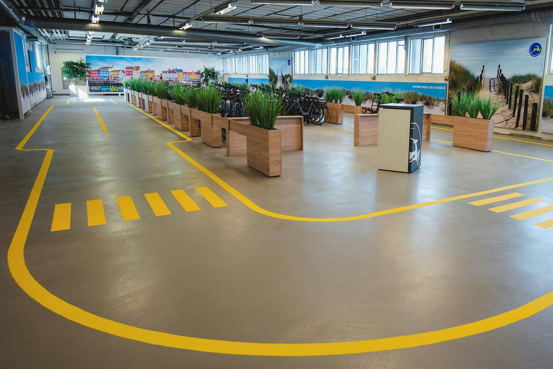 Gazelle has opened the first e-bike experience centre in Denmark with facilities including an indoor test track. – Photo Gazelle