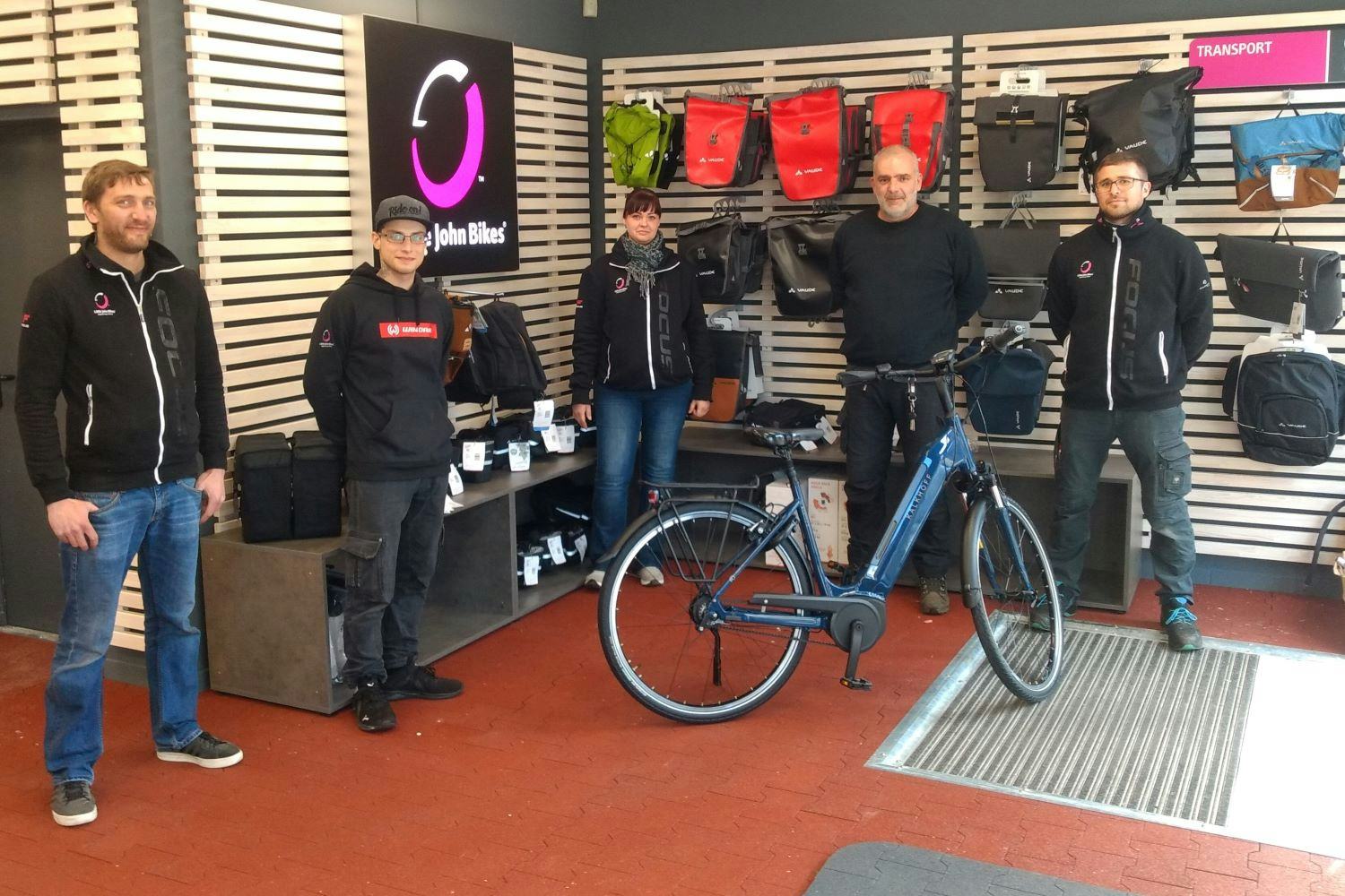 Little John Bike's 40th store is a takeover of an IBD in Greifswald where the team is pleased to continue operations under the new company banner. - Photo Little John Bikes
