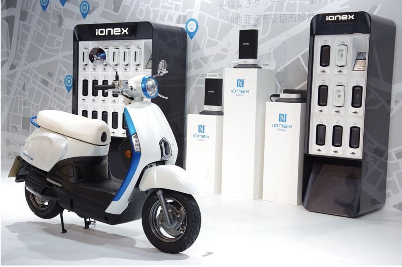 Kymco is positioning itself domestically under the brand name Ionex with a complete e-two-wheeler concept. - Photo Kymco 