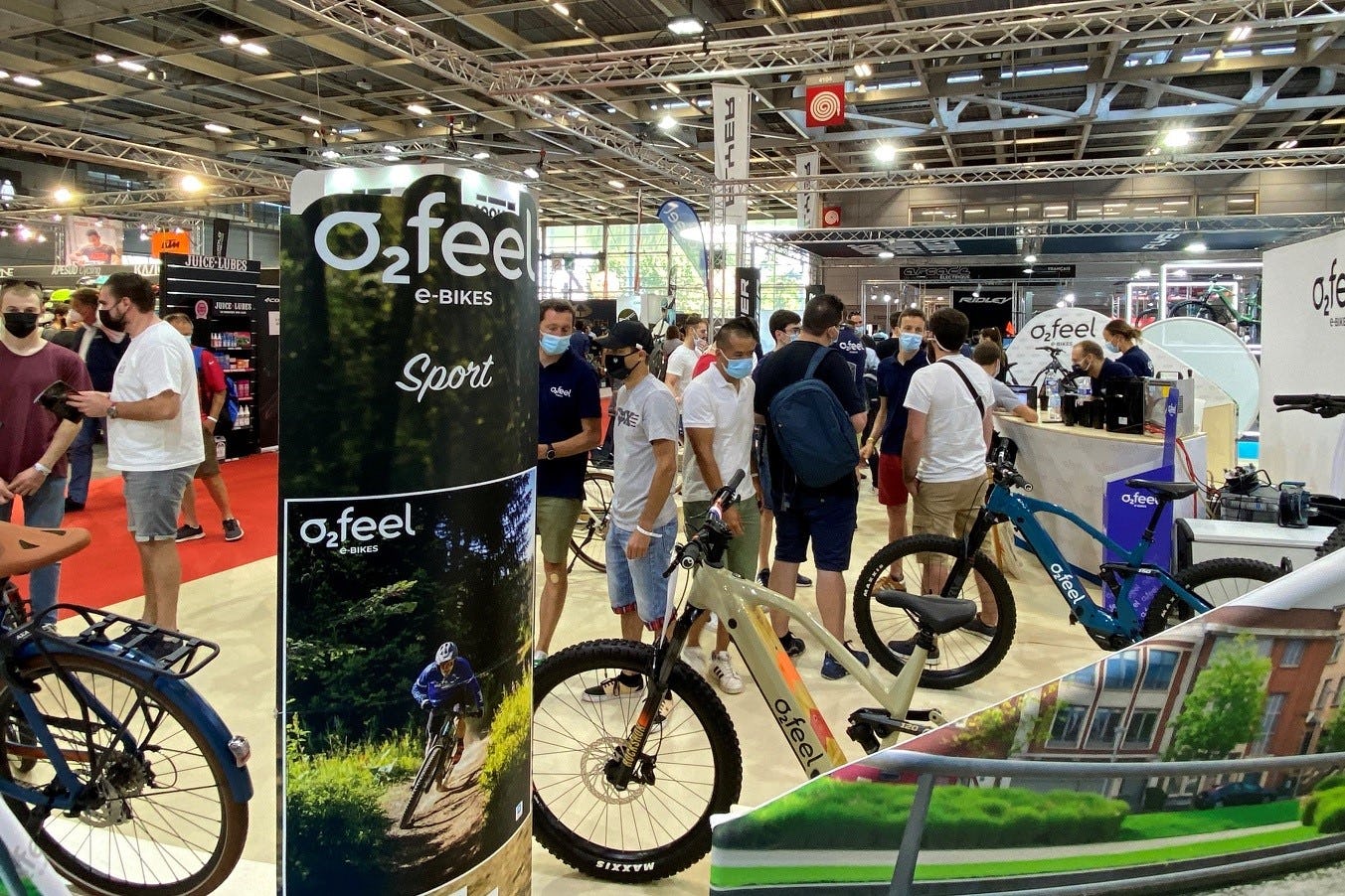 The Pro Days show gathered around 3,000 people who were mostly interested in e-bikes. Photo: Michel de Chavanon 