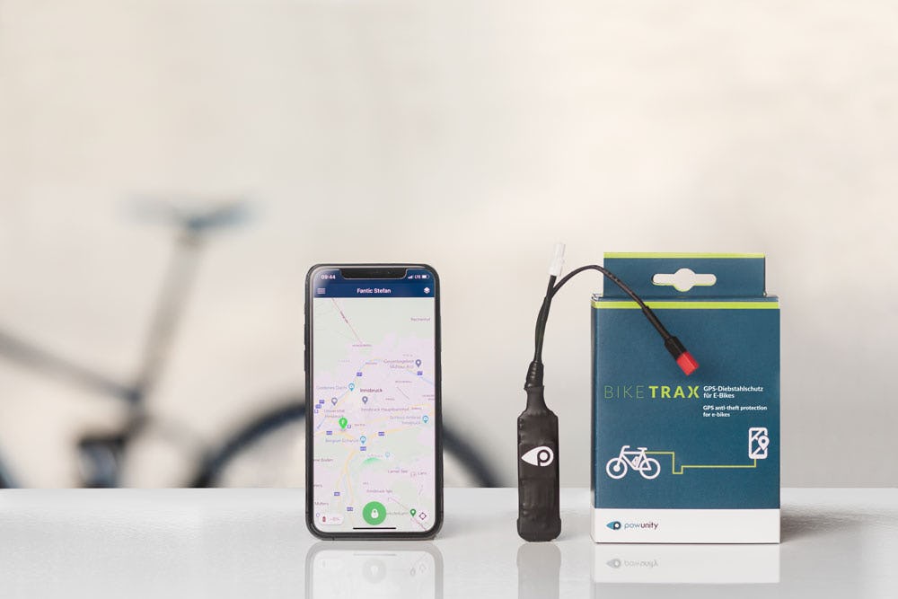 BikeTrax GPS tracker e-bike theft protection ▷ Carefree e-biking