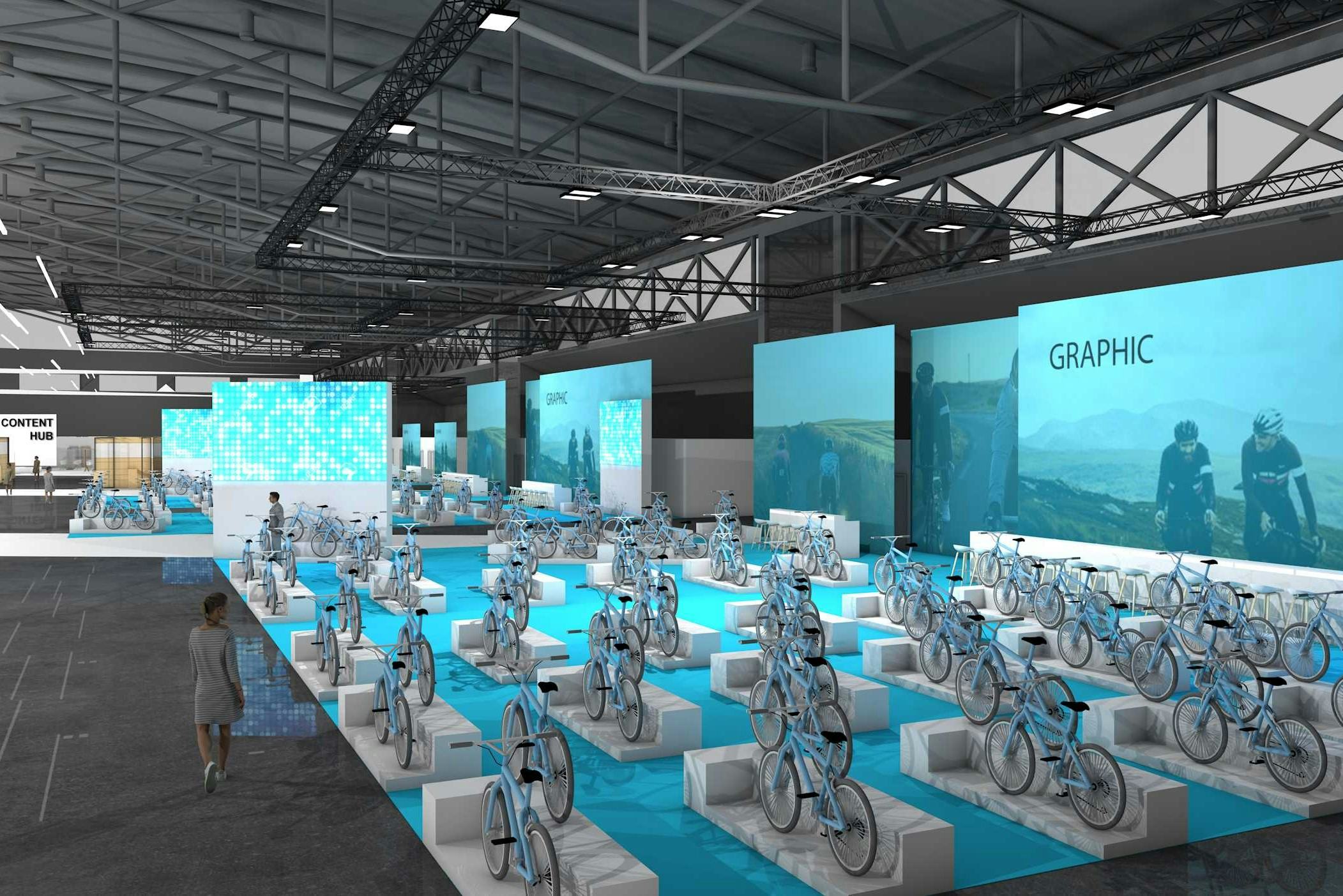 IAA Mobility has planned two halls for bicycles and e-bikes. Photos: Messe Munich
