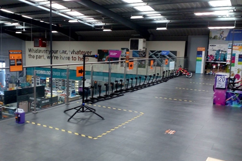 受庫存量影響,Halfords自行車銷售額下滑。照片來源/Bike Europe