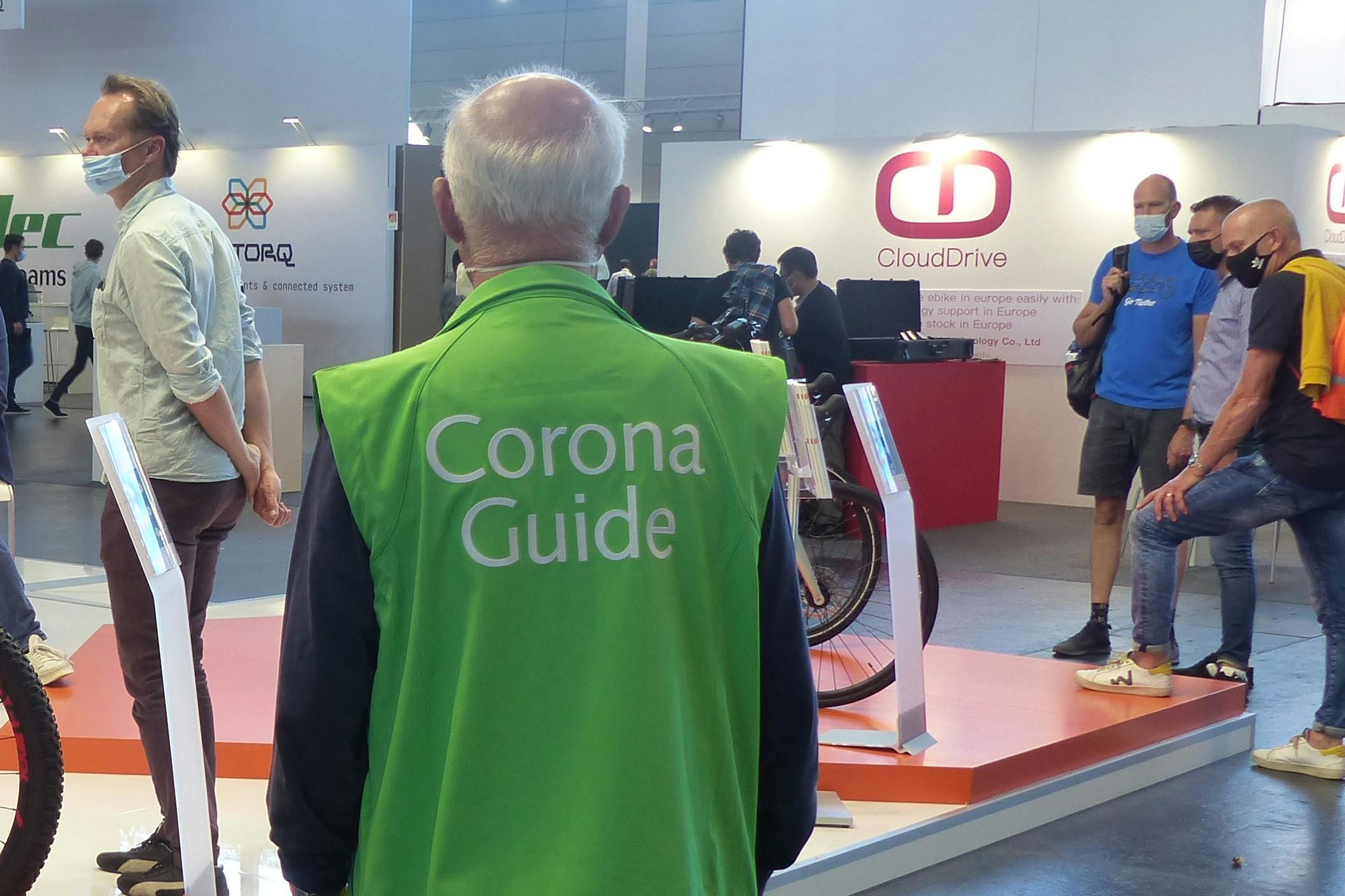 Stringent corona measures were implemented by Messe Friedrichshafen to make for Eurobike to take place this week. – Photo Bike Europe