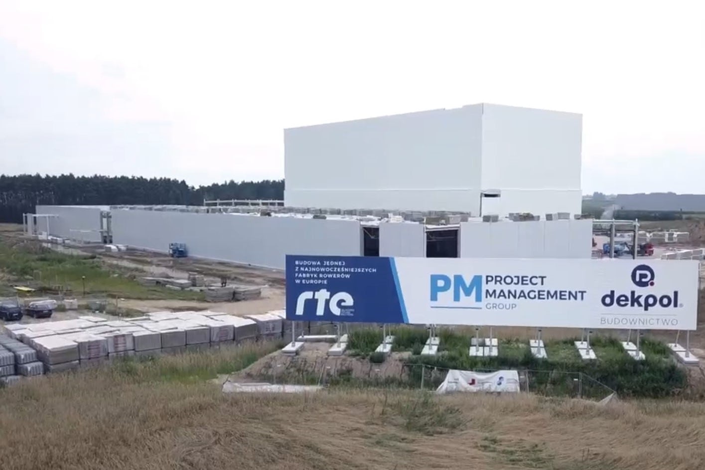 The RTE factory in Poland is nearing its completion. – Photo RTE