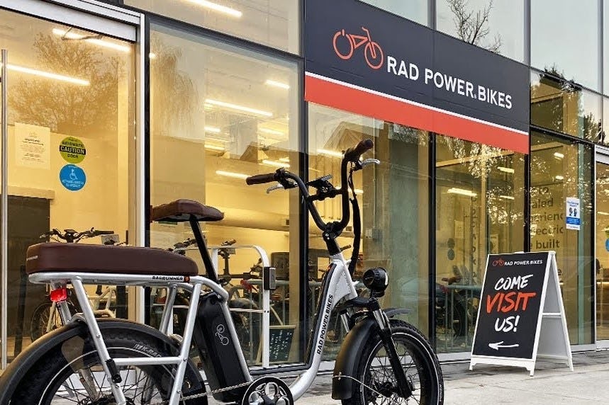 Rad Power Bikes operates a number of showrooms in North America and Europe. – Photo Rad Power 