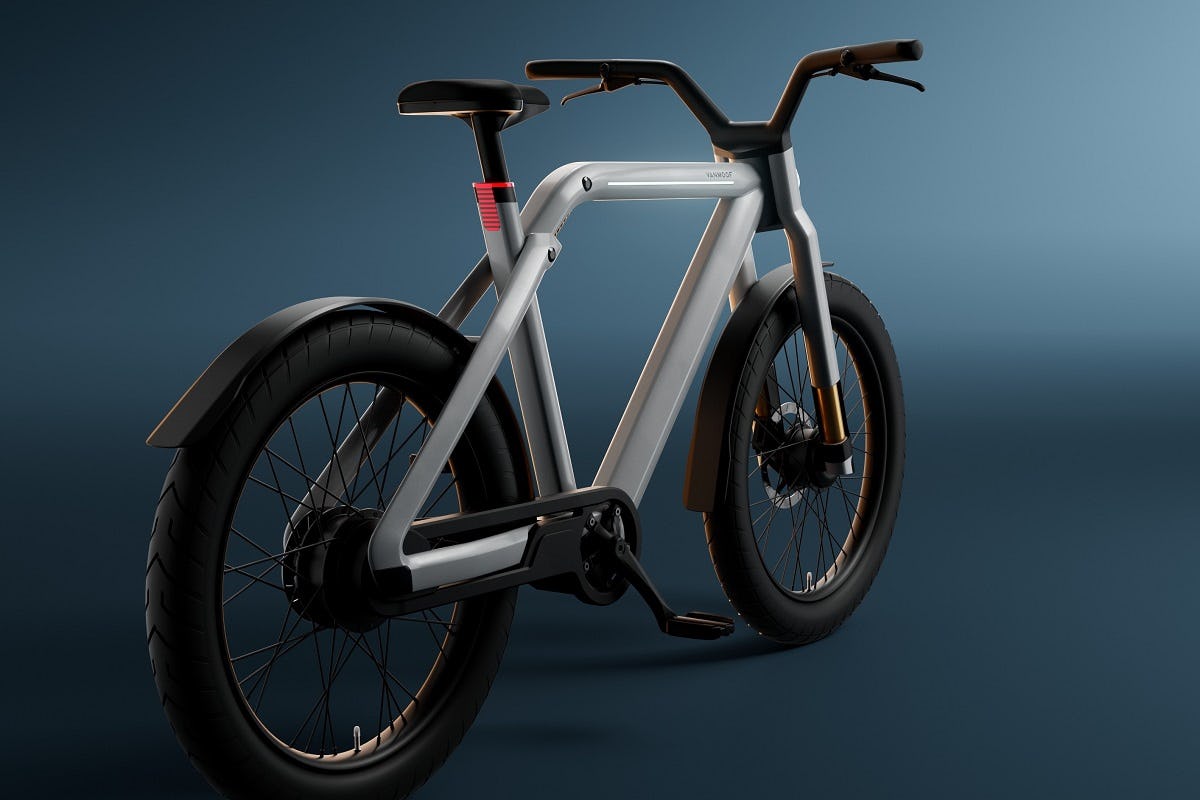 The VanMoof V features two-wheel drive, front and rear suspension. – Photo VanMoof