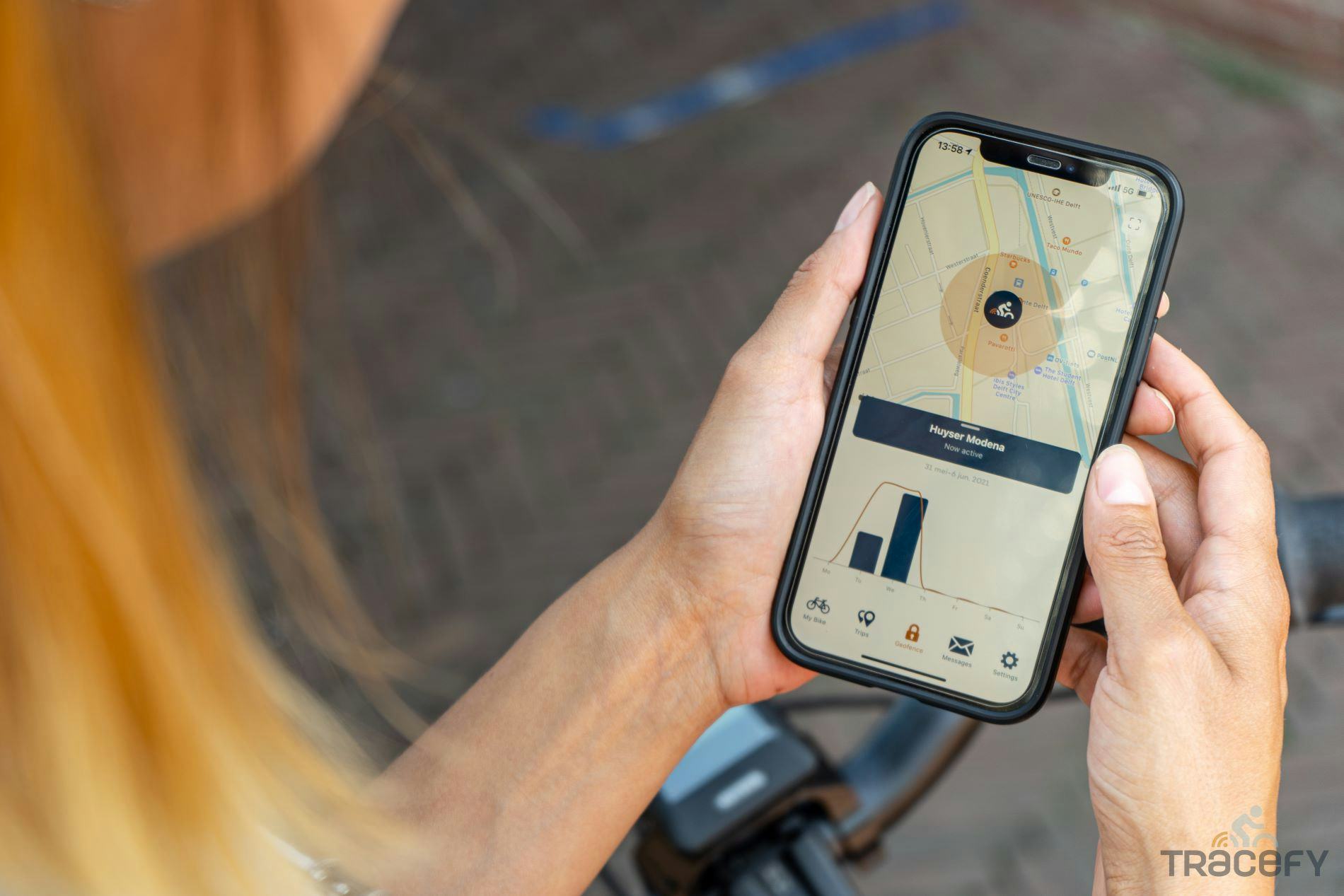 Connect & Go tracking system for e-bike manufacturers