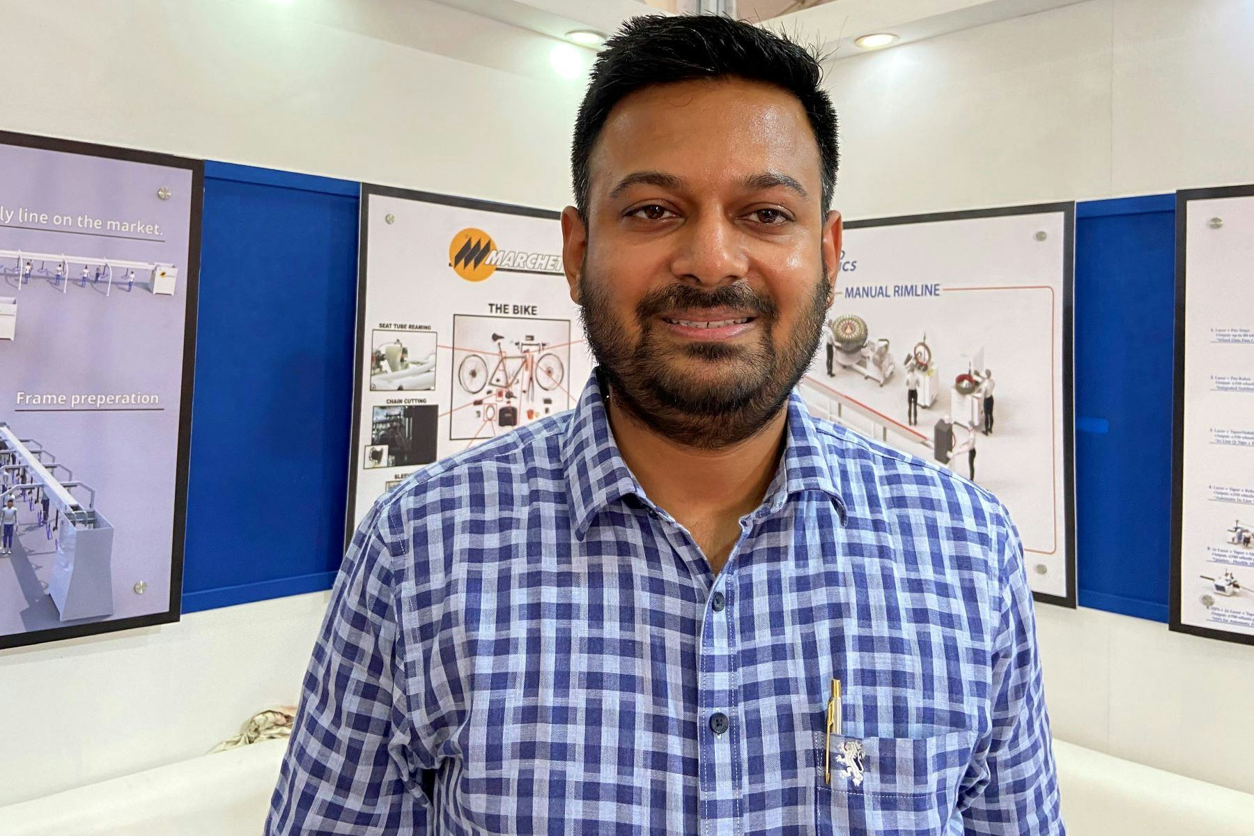  “Earlier, we used to focus on wheel assembly only, but now we have expanded to rim making machinery also,” explains Puneet Madhav, Holland Mechanics’ South Asia Director. - Satnam Singh