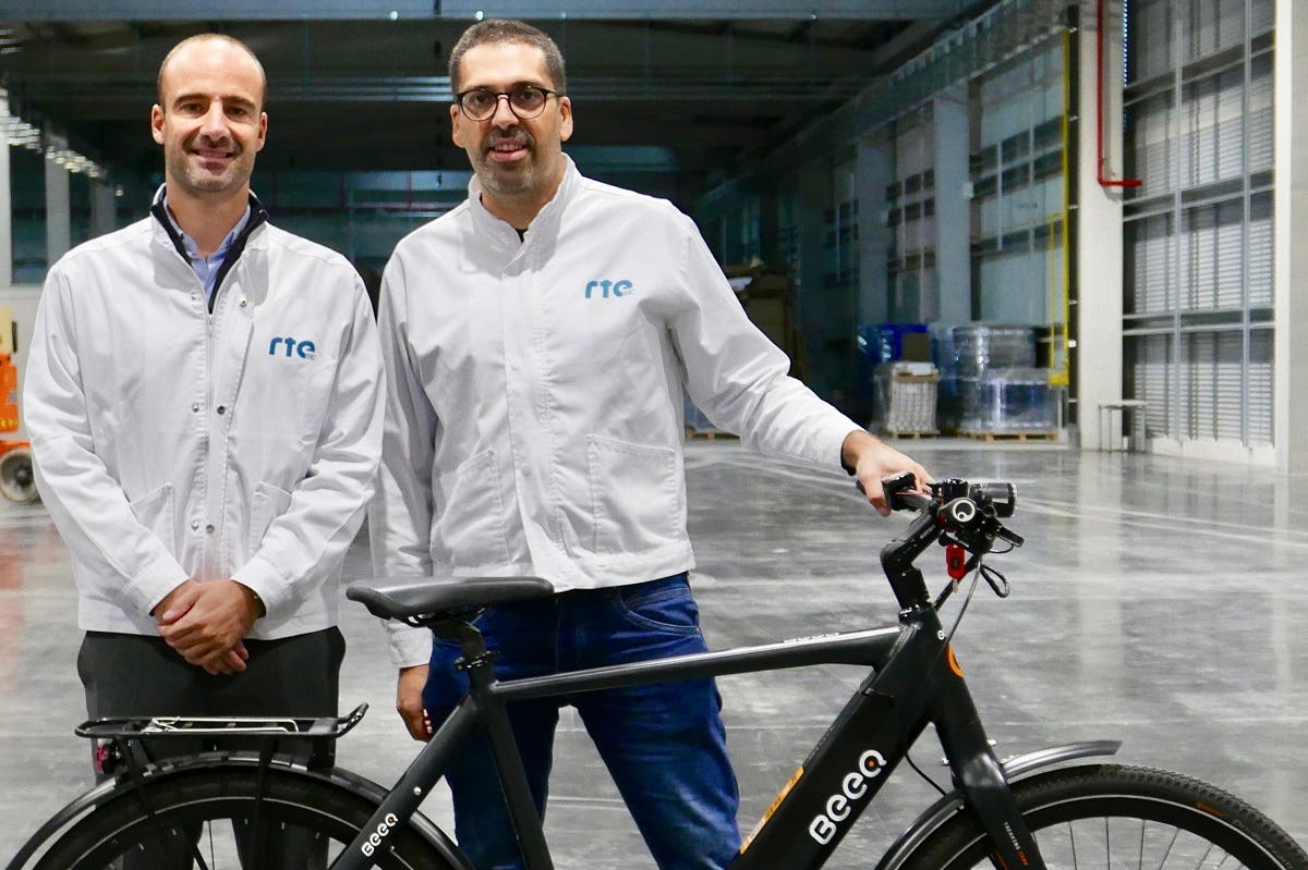 RTE wants to be successful with their private label and as OEM for European brands; RTE E-Bike Business Director José Ramos (left) and RTE Board Member Bruno Salgado. - Photo Jo Beckendorff