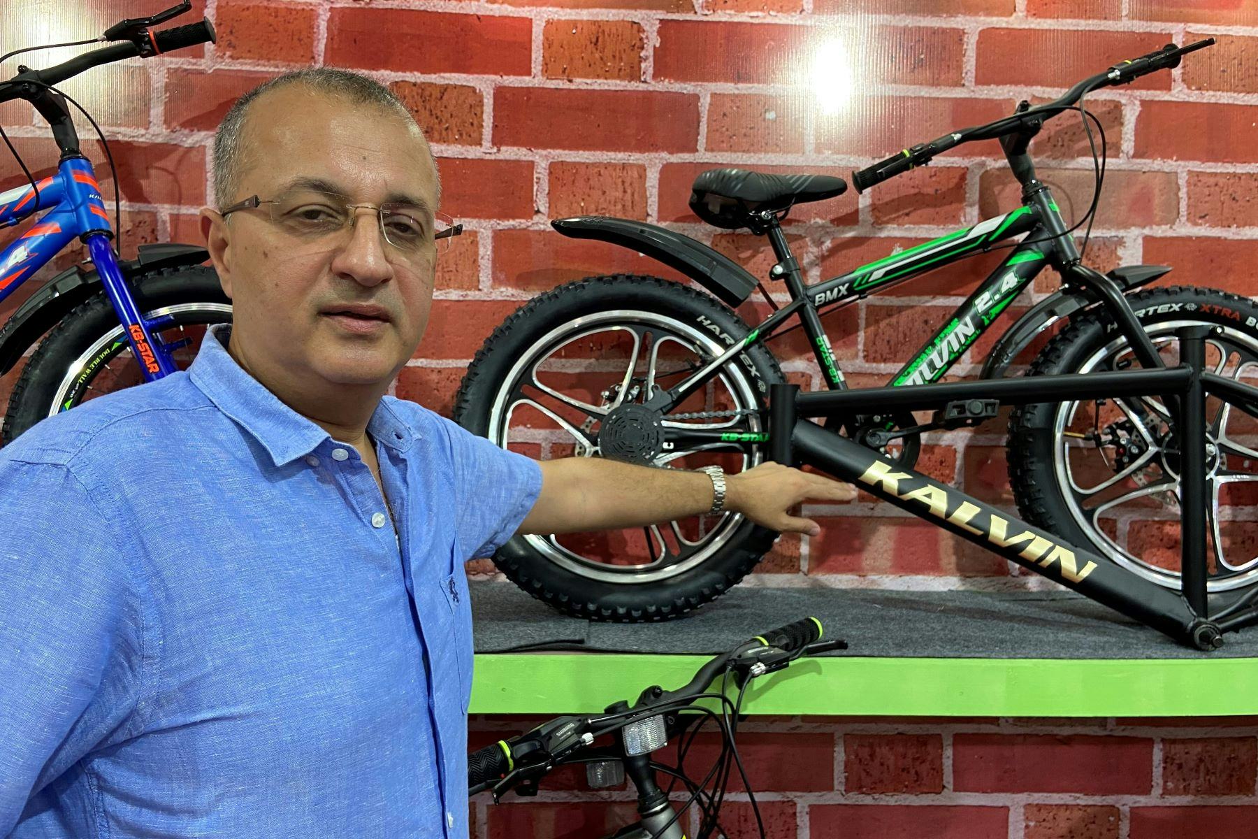 “We are making plans to increase our bicycle production capacity by 25% in the next fiscal year,” says Neeraj Dhanda, Managing Director, Sadem Industries. - Photo Satnam Singh 