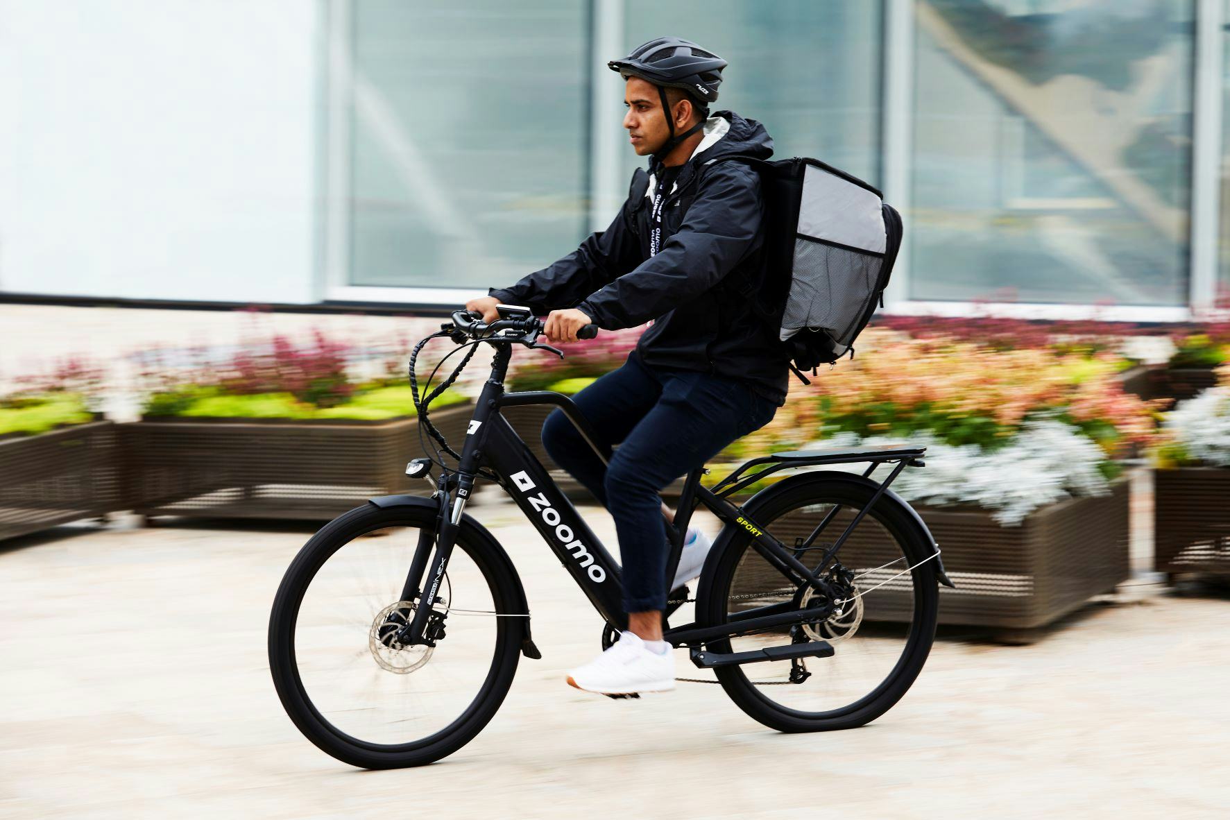 Utility e-bike provider Zoomo has two revenue streams, individual couriers and enterprises. Photos Zoomo