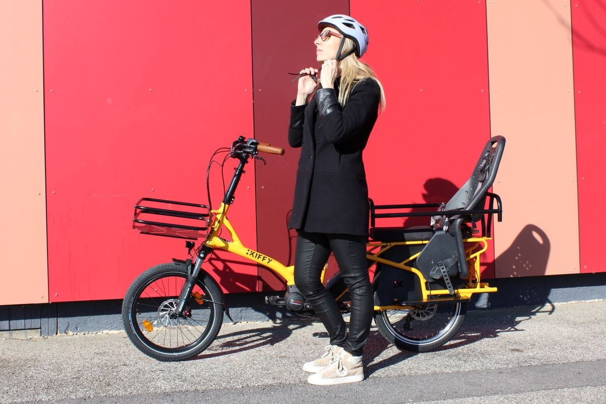For 2022, French e-cargo bike brand, Kiffy, has introduced its new longtail Capsule MT. - Photo Kiffy