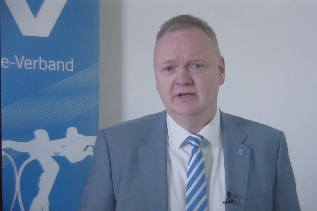 ZIV總經理Burkhard Stork說明：「這個產業已在結構上將市場規模提升到超越疫情前的水平。」照片來源／Bike Europe