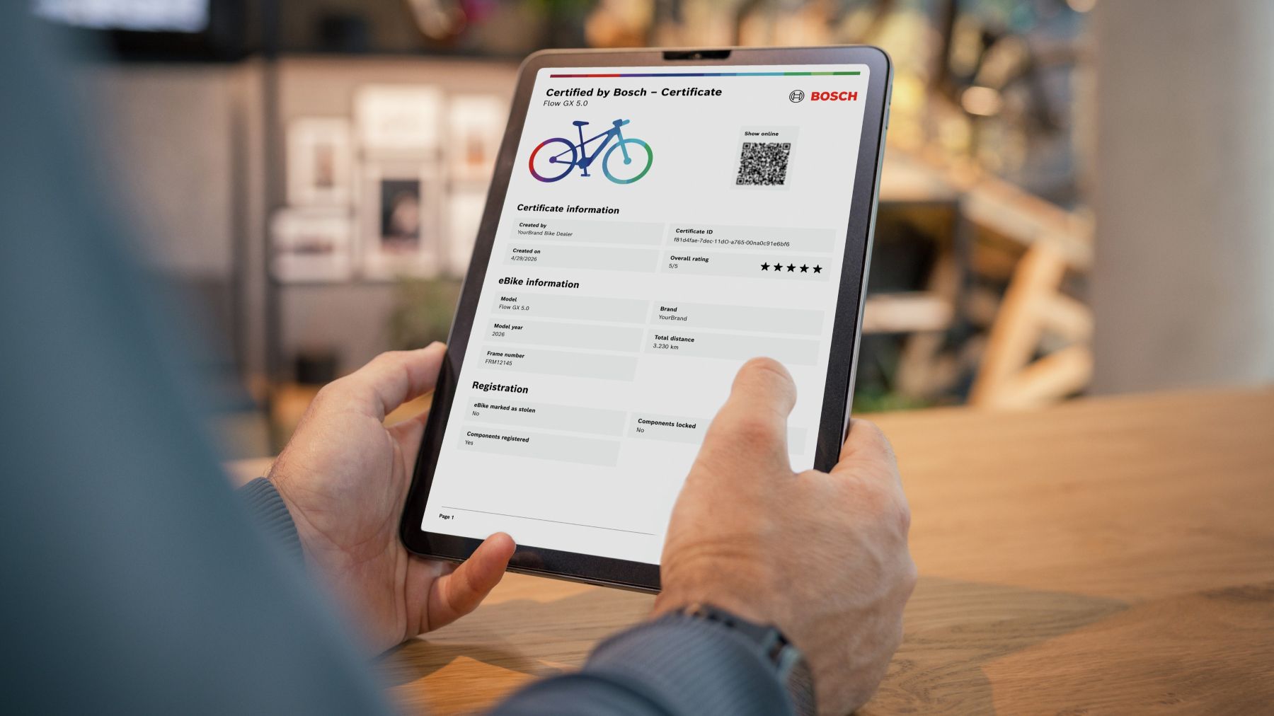 From 2027, Bosch eBike Systems will also use the Bosch certificate to support specialist retailers in Europe in selling used eBikes. – Photo Bosch eBike Systems