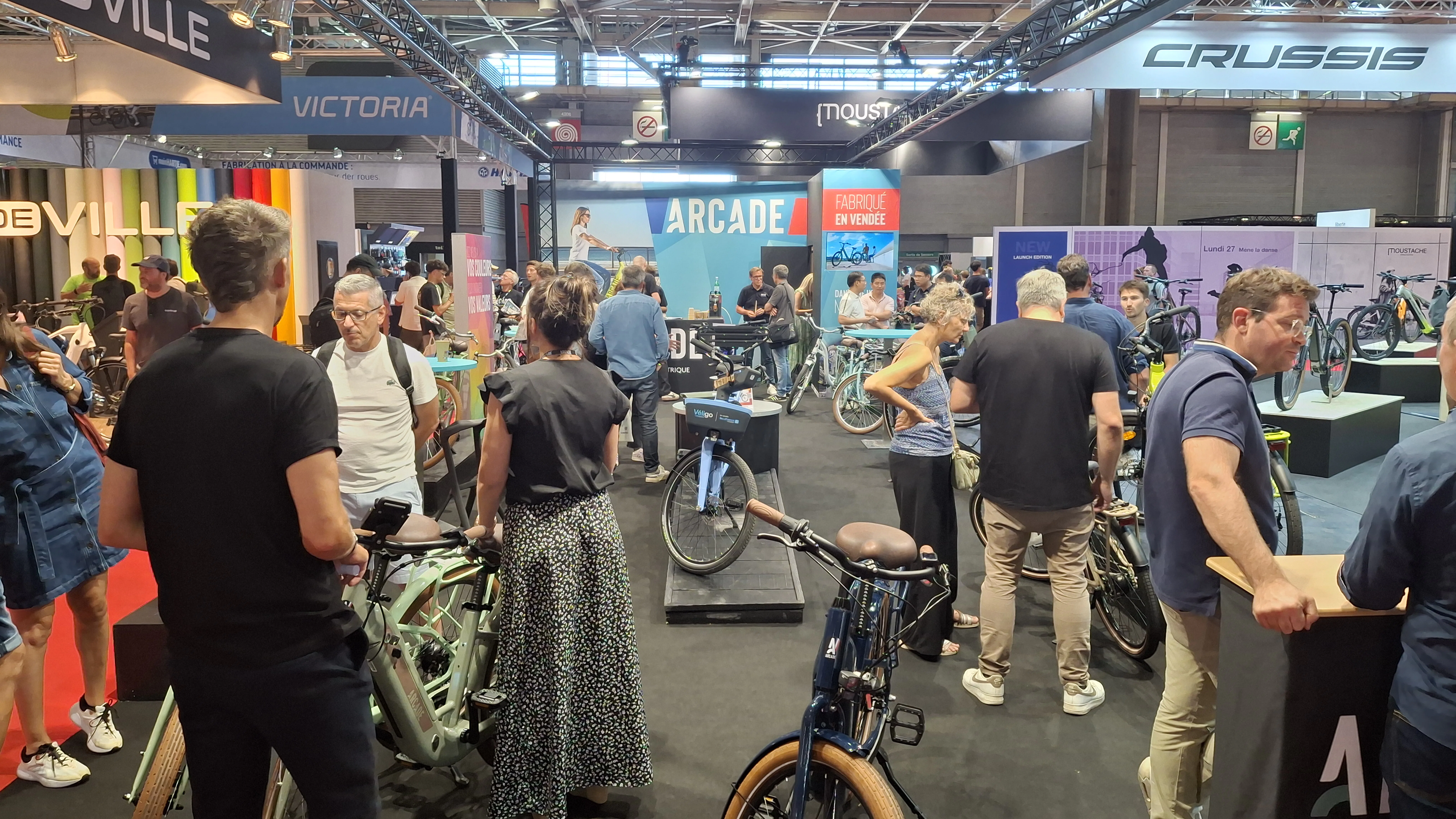 The current market situation in France didn’t lead to a negative mood on the show floor, though exhibitors didn't deny the current market challenges. – Photos Bike Europe
