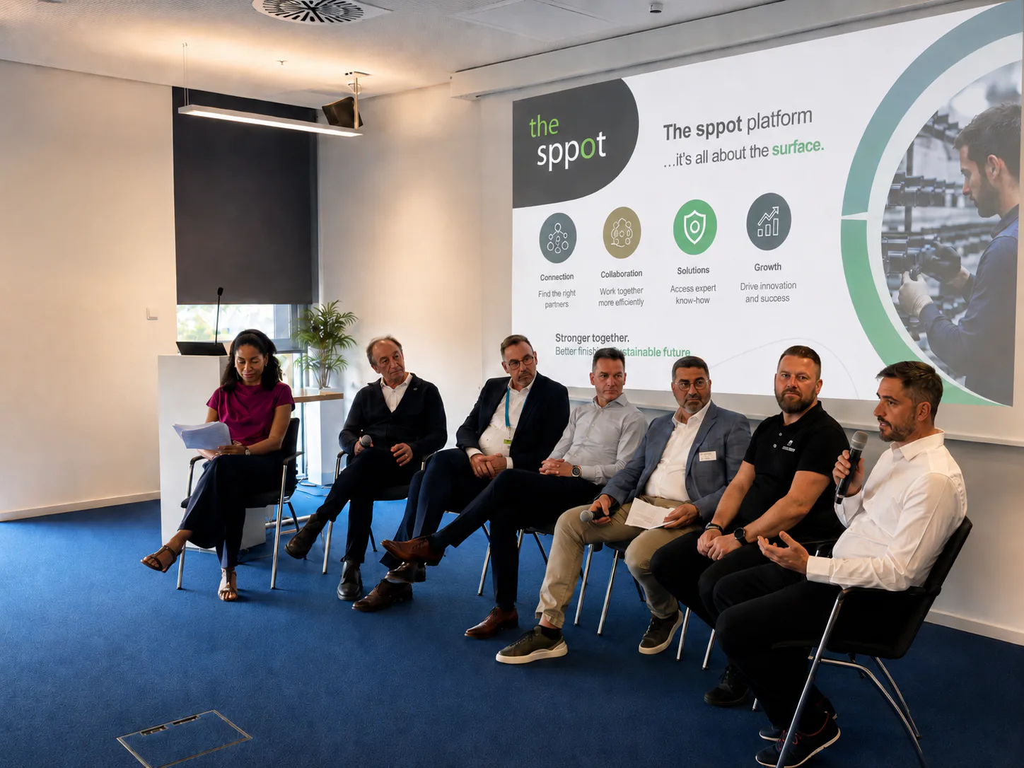 The sppot has started events where engineers, production specialists and technology partners can work together.